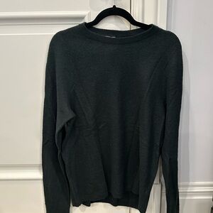 James Perse Dark Green Cashmere Crewneck Sweater